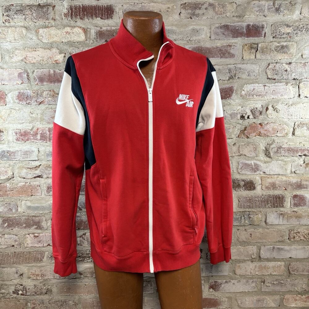 nike air vintage 90's Red Jacket Tracksuit Large
